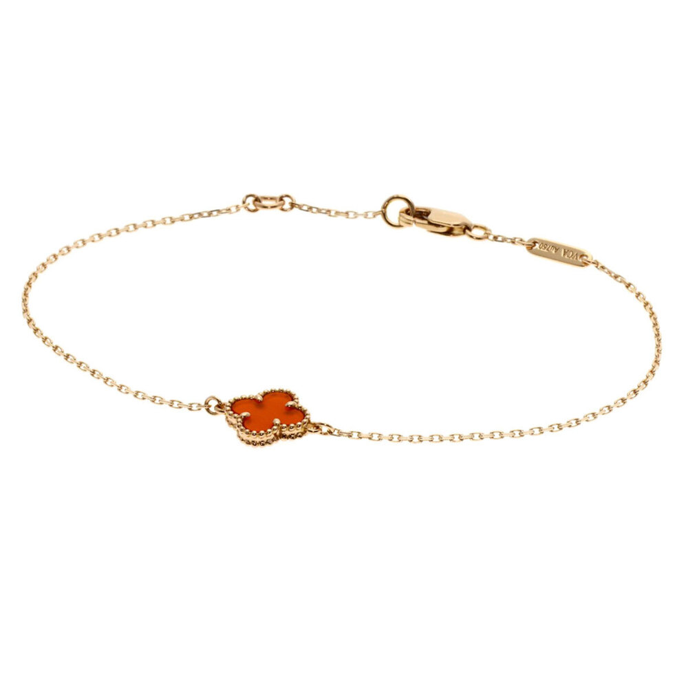 VAN CLEEF & ARPELS 18k Gold Charm Bracelet